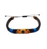 Bratara Piele Ecologica Multicolor A4B159: Casual, 24cm Lungime, 9cm Diametru, Otel Inoxidabil