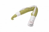 Cumpara ieftin Protectie laterala pentru patut, Dragon, Verde, 25x180 cm Relax KipRoom