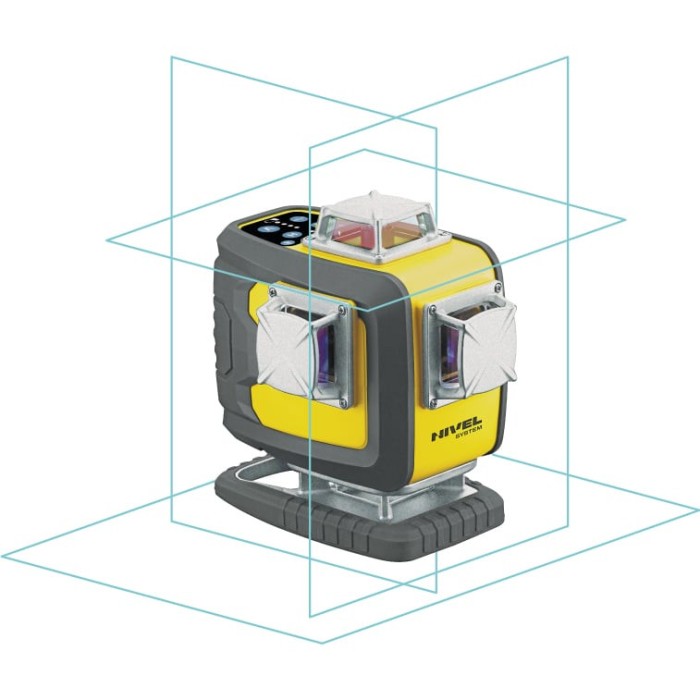 Nivela laser in cruce Nivel System CL4D-B, 4D, Multifuncționala, laser rosu, 4 planuri laser (360 grade)