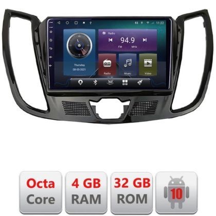 Navigatie Ford Kuga C-MAX Android radio gps internet Octa core 4+32 KIT-362-v2+EDT-E409 CarStore Technology