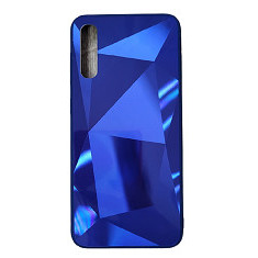 Huse silicon si acril cu textura diamant Samsung A50 ; A50s ; A30s , Albastru