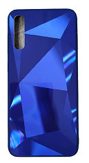 Huse silicon si acril cu textura diamant Samsung A50 ; A50s ; A30s , Albastru foto