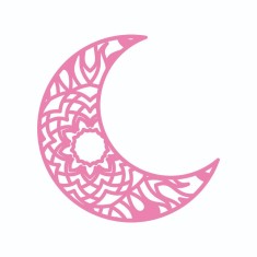 Sticker decorativ, Mandala, Roz, 60 cm, 7295ST foto