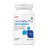 Gnc Calcimate Plus Calciu 800 Mg Cu Magneziu Si Vitamina D-3, 120 Tb