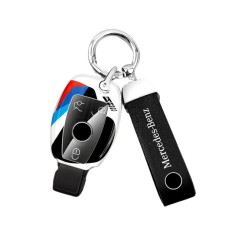 Carcasa cheie / telecomanda auto si breloc metalic Mercedes-Benz