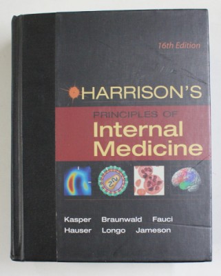 HARRISON &amp;#039;S PRINCIPLES OF INTERNAL MEDICINE by KASPER ...JAMESON , 16 th EDITION , 2005 foto