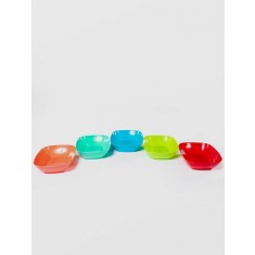 BOL SNACK NR.1 PP STERK 11cm X 14cm X 4cm PLASTIC DIVERSE CULORI