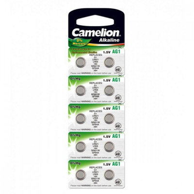 Baterii Alcaline Camelion AG1 (LR60) &amp;ndash; blister de 10 buc foto