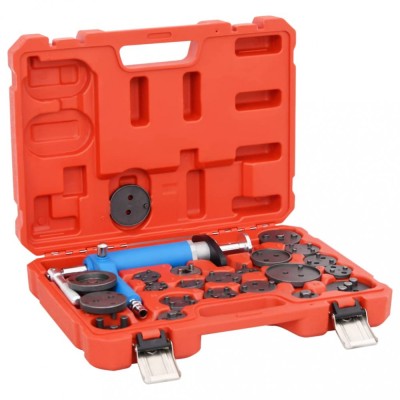 vidaXL Set scule etrier universal piston fr&amp;acirc;nă cu aer, 23 piese foto