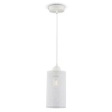 Pendul tavan soclu e27 220 x 1250mm max 60w ip20 - alb