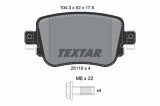 TEXTAR 2511003 Q+ set placute frana,frana disc