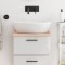 vidaXL Blat de baie, 40x30x2 cm, lemn masiv netratat 3155993