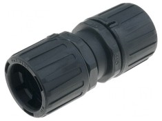 Conector Poliamidă HelaGuard Negru IP66