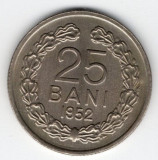 25 BANI 1952 . DETALII EXCELENTE., Nichel