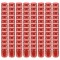 Gossi borcane din sticla pentru gem, capace rosii, 96 buc., 230 ml