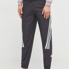 adidas pantaloni de trening culoarea negru, cu imprimeu IN3318