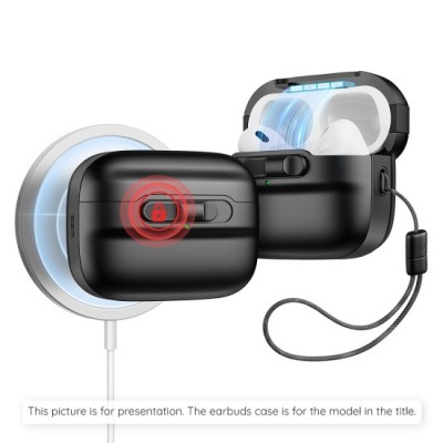 Husa pentru Apple AirPods 4 - ESR Pulse Magnetic HaloLock - Black foto