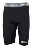 Pantaloni Scurti Barbati Joma Warm Negri - Bermude Sport, Poliester Elastan, Talie Elastica