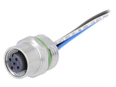 Soclu M12 4-PIN Mamă DeviceNet/CANopen Drept foto