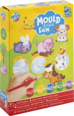 Set modelez si pictez - Animalutele de la ferma PlayLearn Toys foto