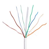 Cablu UTP, cat 6E, cupru integral, LSZH, cutie 305 metri, DCA - UNV UV-UTP6-300-BC24AWG-DCA-B-W SafetyGuard Surveillance