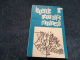 LEGENDE GEOGRAFICE ROMANESTI