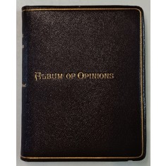 ILLUSTRATED ALBUM OF OPINIONS ( CAIET DE AMINTIRI ), illustrations by T. SULMAN ...H. WHATLEY , SFARSIT DE SECOL XX