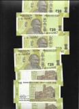 India 20 rupii rupees 2024 unc pret pe bucata