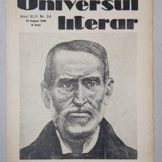 REVISTA 'UNIVERSUL LITERAR', ANUL XLV, NR. 34, 18 AUGUST 1929