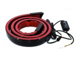 Eleron Portbagaj Universal ALM Negru Lucios cu LED, Stop Frana si Pozitie, 120cm, PVC