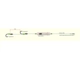 MADCAT Adjusta Profi River Rig Worm &amp; Squid 1.00mm Nr.10/0 180cm 60g, DAM