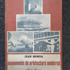 MONUMENTE DE ARHITECTURA MODERNA - Jean Monda
