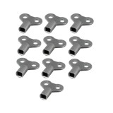 Cheite metalice pentru aerisirea caloriferelor, set 10 bucati, otel zincat, rezistente la uzura si coroziune