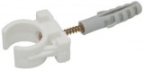 Clema Plastic Fixare Tevi Cu Diblu Si Holzsurub 24Mm, Pachet 25 Bucati