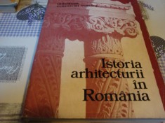 Gheorghe Curinschi Vorona - Istoria arhitecturii in Romania - 1981 foto