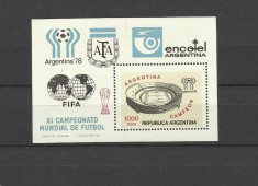 ARGENTINA 1978 FOTBAL CUPA MONDIALA foto