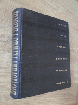 DICTIONAR TEHNIC POLIGLOT ROMANA, RUSA, ENGLEZA, GERMANA, FRANCEZA, MAGHIARA-COLECTIV-235158