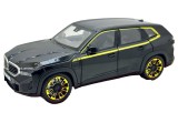 Macheta SUV BMW XM Die-Cast 1:24 Negru -sunete, lumini si resort- 20cm