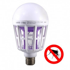 Bec 2in1 Cu Lampa UV Impotriva Insectelor foto