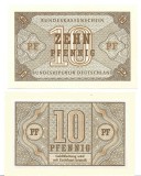 Germania 1967 - 10 pfennig Bundeskassenschein UNC