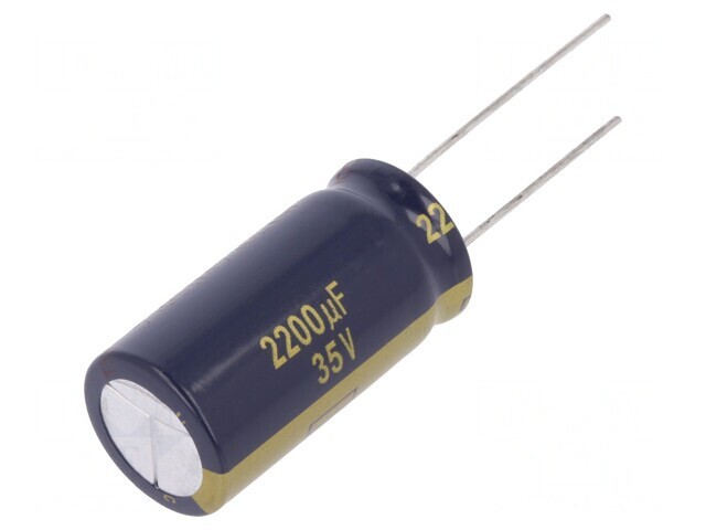 Condensator electrolitic low ESR 2200uF 35V THT