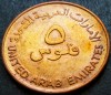 Moneda EXOTICA 5 FILS FAO - EMIRATELE ARABE UNITE, anul 1973 *cod 2541, Asia