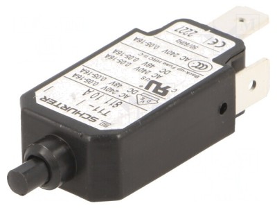 &amp;Icirc;ntrerupător Supracurent 240VAC 48VDC 10A SPST foto