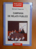 CAMPANIA DE RELATII PUBLICE de BERNARD DAGENAIS , 2003