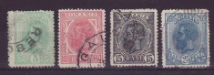 Romania 1898 Carol I spic de grau culori schimbate ( 2 )