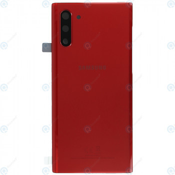 Samsung Galaxy Note 10 (SM-N970F) Capac baterie aura roșu GH82-20528E foto