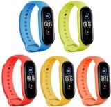 Set 3 culori Curea silicon bratara Xiaomi Mi Band 5 Mi Band 6 Amazfit Band 5