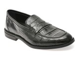 Mocasini BITE THE BULLET negri, 2822, din piele croco