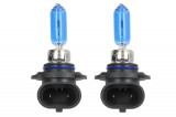 Halogen bec.2pcs.HB3.Xenon Blue.12V.Max.65W.Culoare deschisă alb alb.Max.6000k.Socket Tip P20D.Fără aprobare rutieră.Conține 2 nuclee