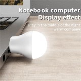 Lampa LED Mini Bec USB-A XO-Y1, 400lm, 1W, 6500K, ABS+PS, 45x26mm